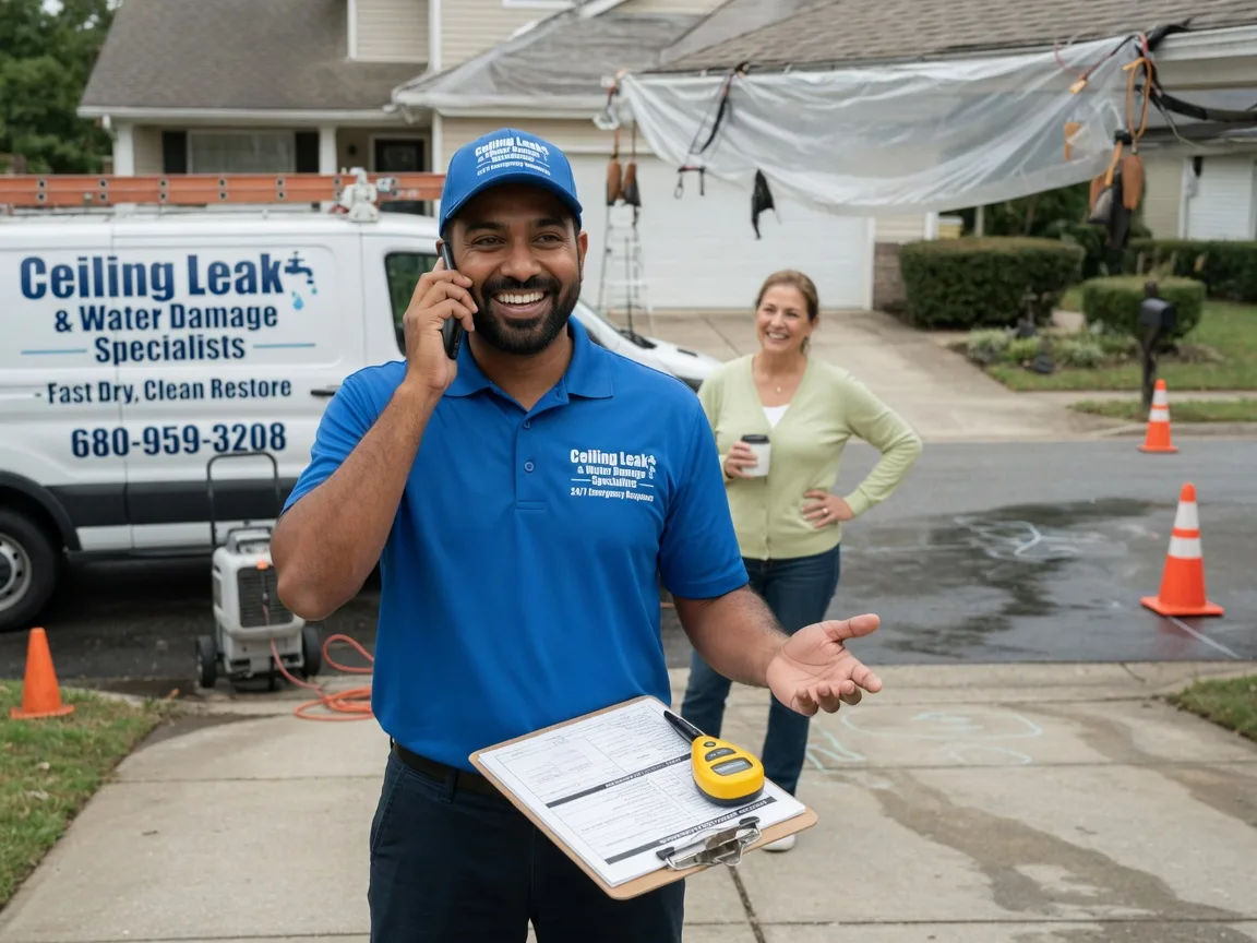 Ceiling Leak Cleanup Rentiesville, OK FAQs